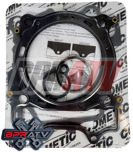 YFZ450R YFZ450X YFZ 95mm CP Stock Standard Bore Piston 12.75:1 & Cometic Gaskets