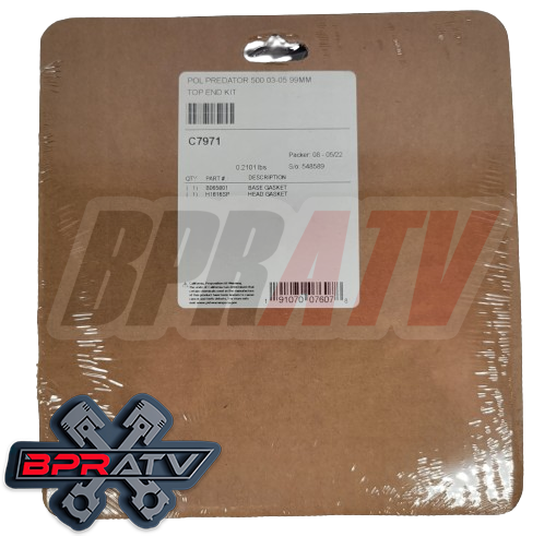 Polaris Predator Outlaw 500 99mm Stock OEM Bore Cometic Top End Gasket Kit C7971