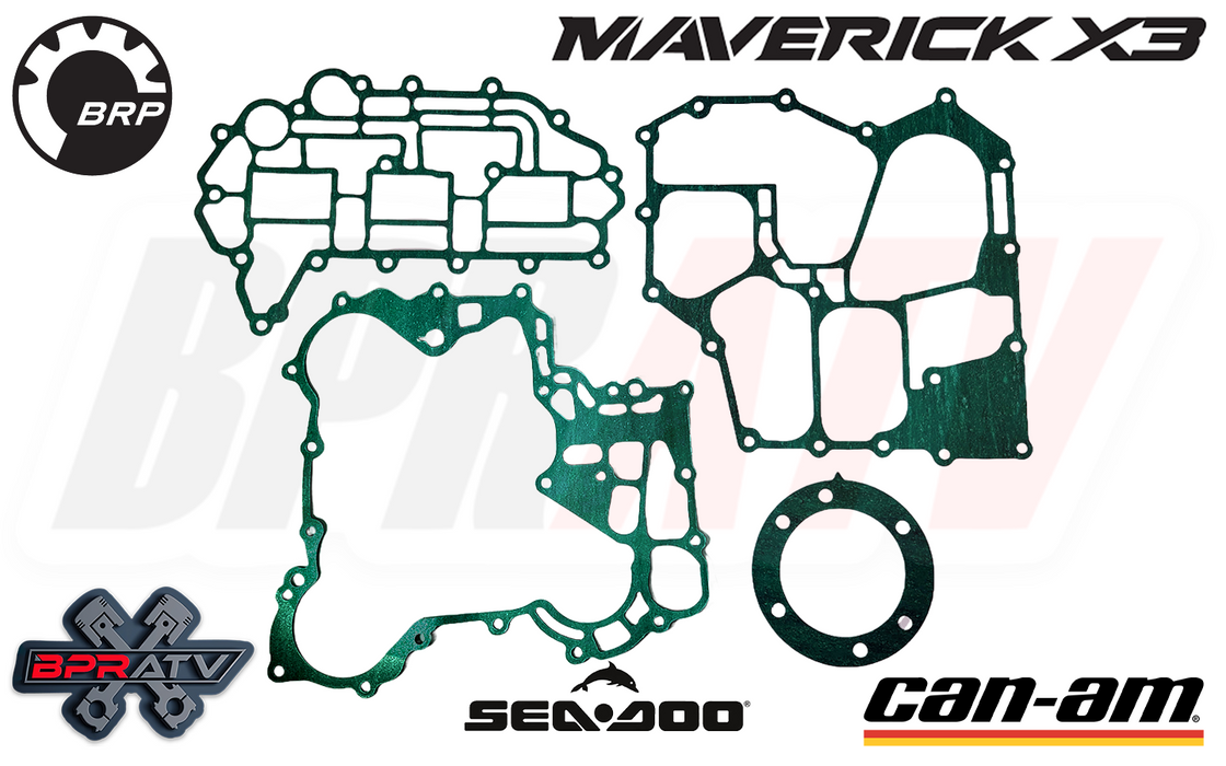 Can Am Maverick X3 X-3 R Turbo Complete Engine Crankcase Gaskets Gasket Set Kit