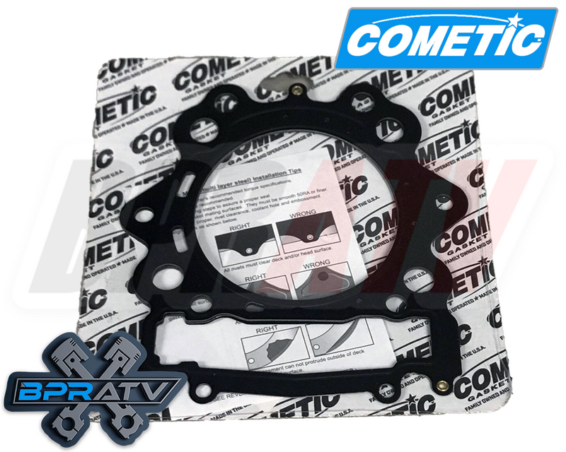 Raptor Rhino Grizzly 660 102mm 686cc Big Bore 12:1 JE Piston Cometic Gasket Kit