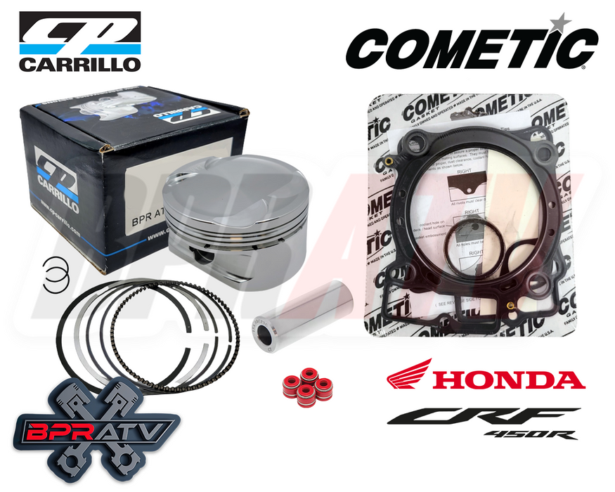 09-16 Honda CRF450R CRF 450R 96mm 12.5:1 CP Pump Gas Piston Cometic Gaskets Seal