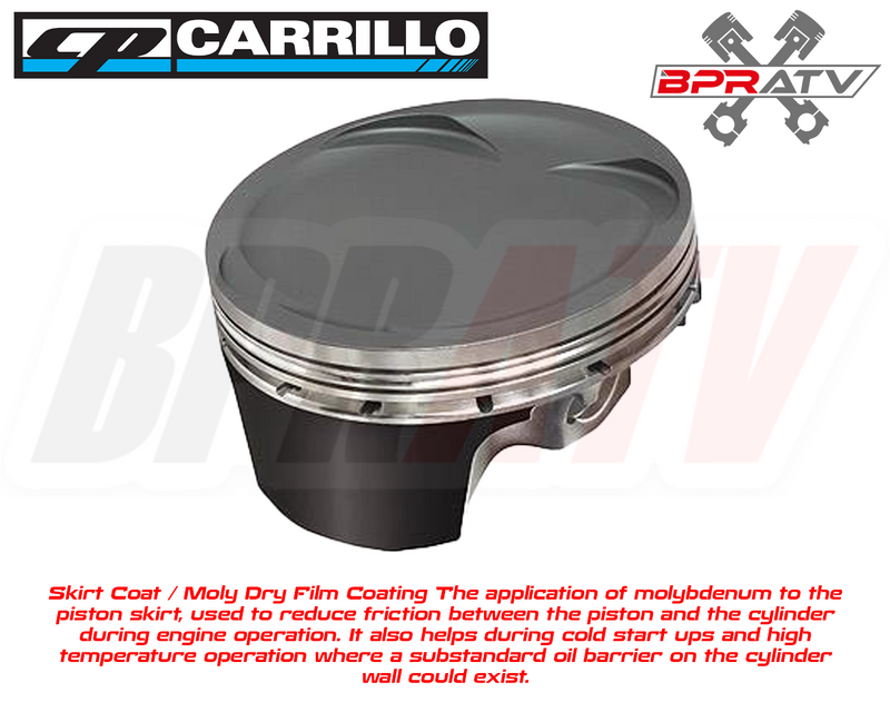 09-15 KX450F KX 450F 96mm Stock Bore 13:1 RACE CP Carrillo Piston Cometic Gasket