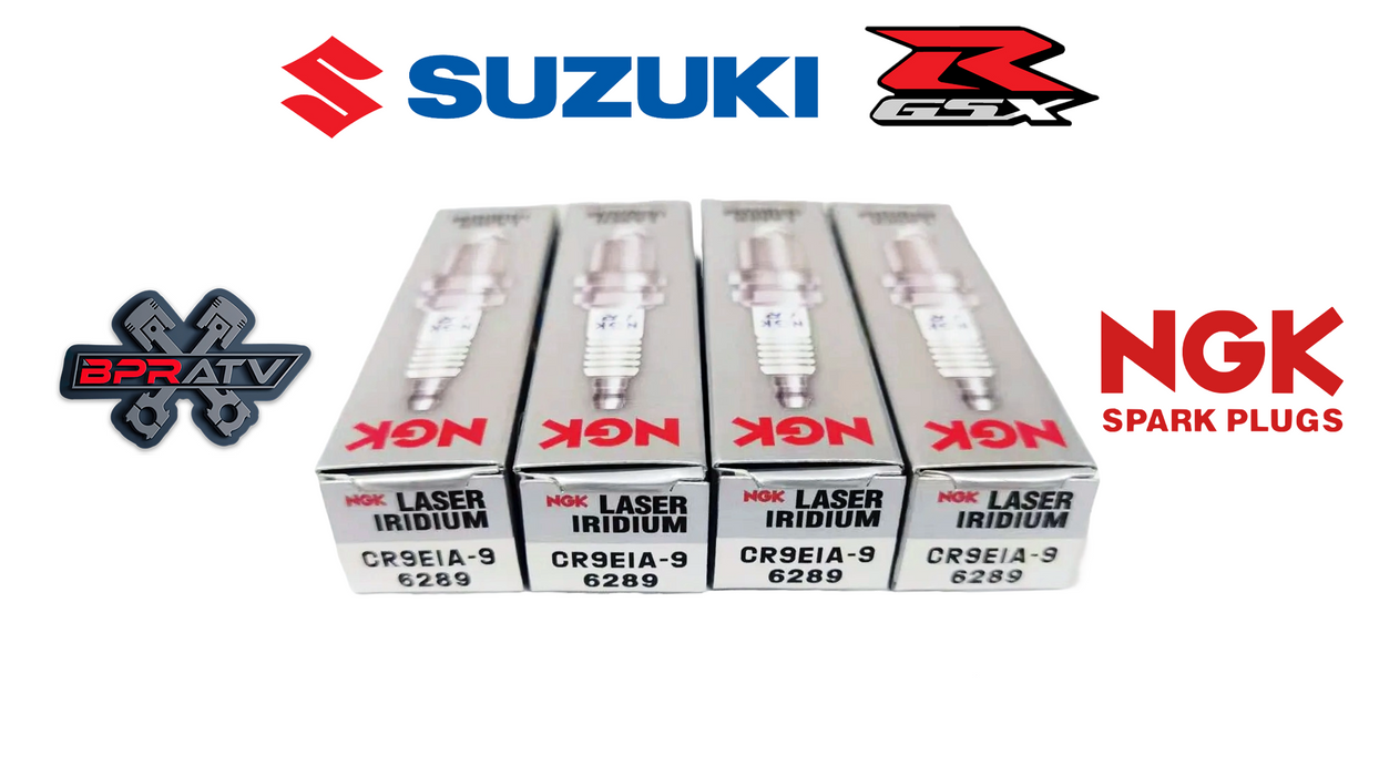 NGK CR9EIA-9 Iridium Spark Plugs Suzuki GSX-R600 750 1000 1300 Hayabusa Set of 4
