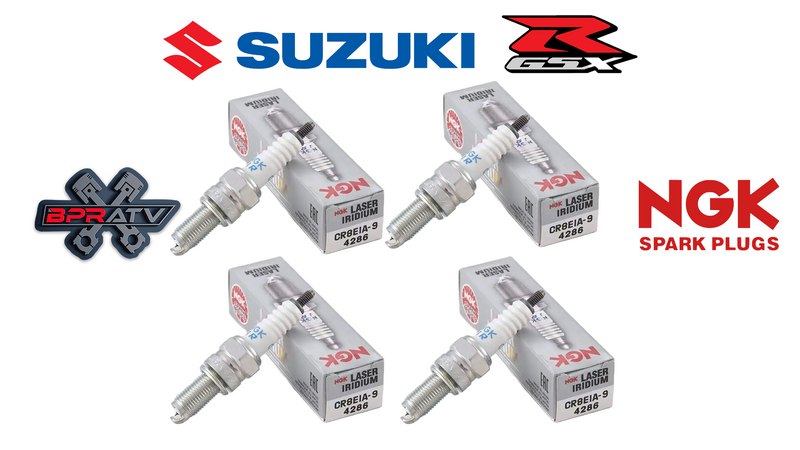 NGK CR9EIA-9 Iridium Spark Plugs Suzuki GSX-R600 750 1000 1300 Hayabusa Set of 4