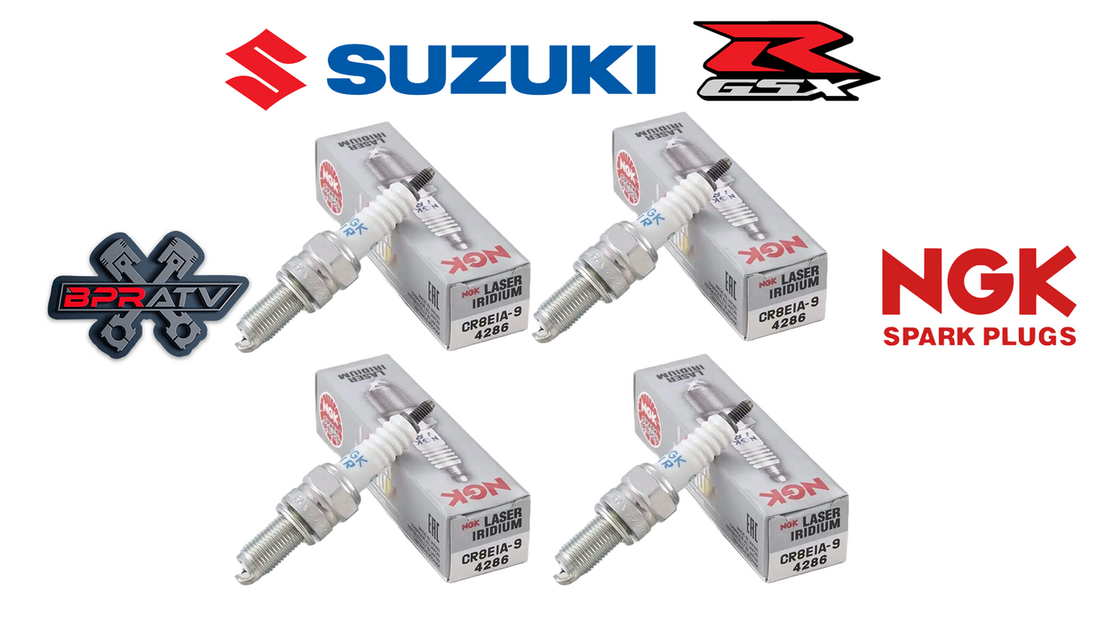 NGK CR9EIA-9 Iridium Spark Plugs Suzuki GSX-R600 750 1000 1300 Hayabusa Set of 4