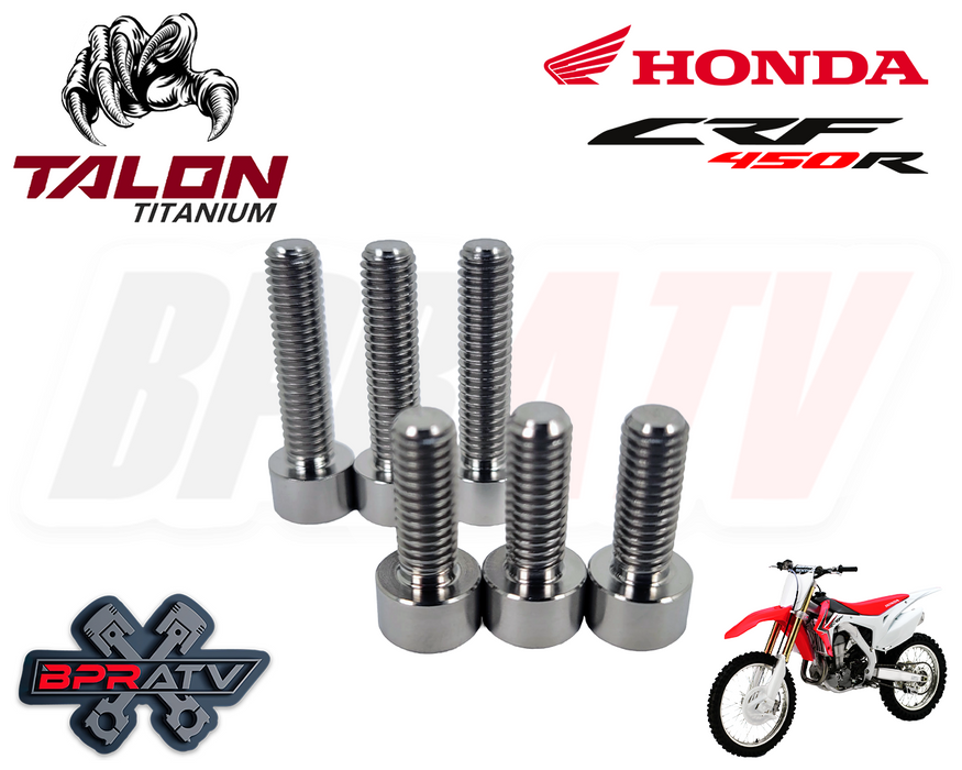 02-08 CRF450R CRF 450R 450X BPRATV Titanium Cylinder Head Cover Bolt Bolts Kit