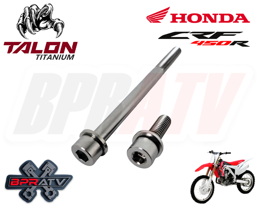 02-08 Honda CRF450R CRF 450R 450X BPR Titanium Oil Filter Cover Bolt Bolts Kit