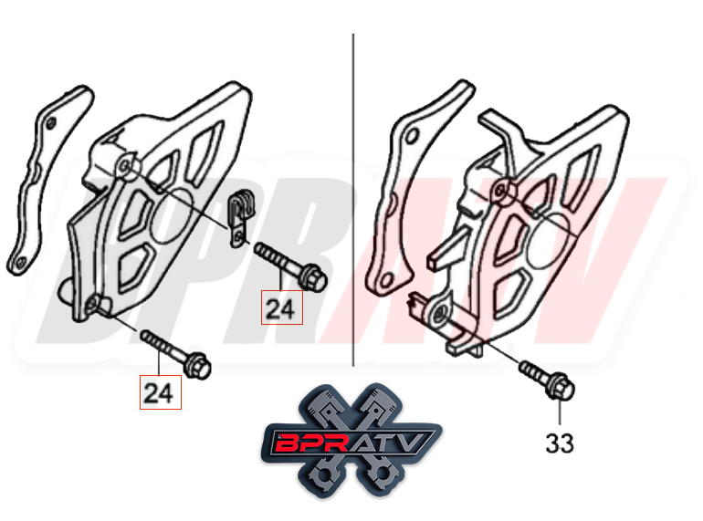 02-08 CRF450R CRF 450R 450X BPRATV Talon Titanium COMPLETE Motor Engine Bolt Kit