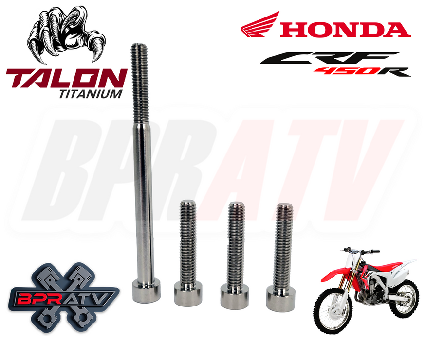 09-16 Honda CRF450R CRF 450R BPR Talon Titanium Water Pump Cover Bolts Bolt Kit