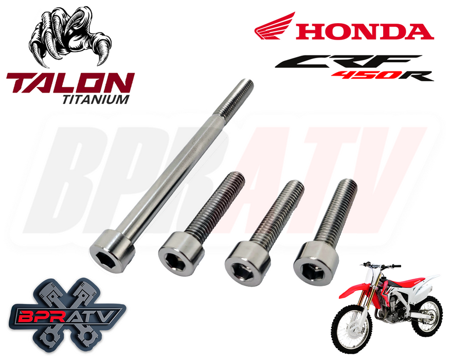 02-08 Honda CRF450R CRF 450R 450X Talon Titanium Water Pump Cover Bolt Bolts Kit
