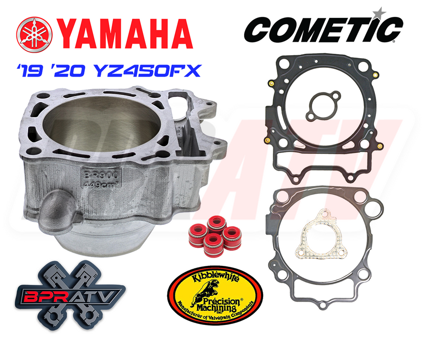 19-20 Yamaha YZ450FX Stock Bore 97mm Cylinder Cometic Top End Gasket Viton Seals