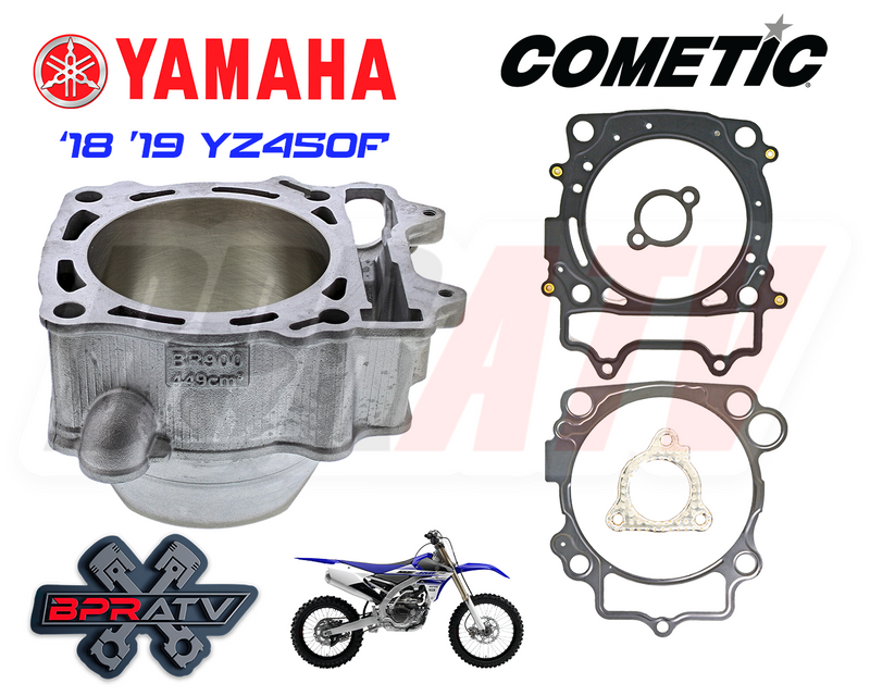 18-19 Yamaha YZ450F Stock Bore 97mm Cylinder Cometic Top End Gasket Viton Seals