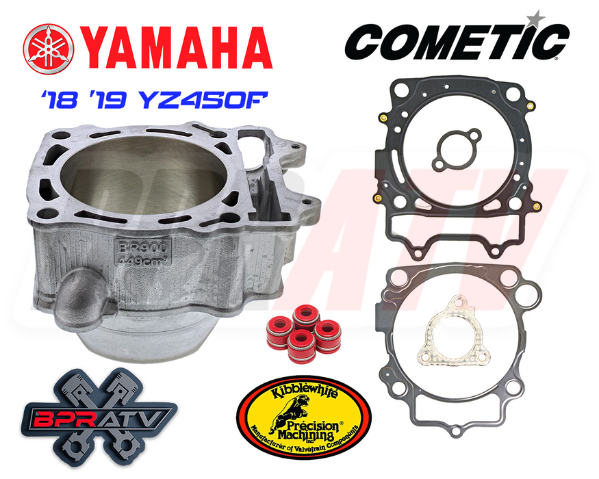 18-19 Yamaha YZ450F Stock Bore 97mm Cylinder Cometic Top End Gasket Viton Seals