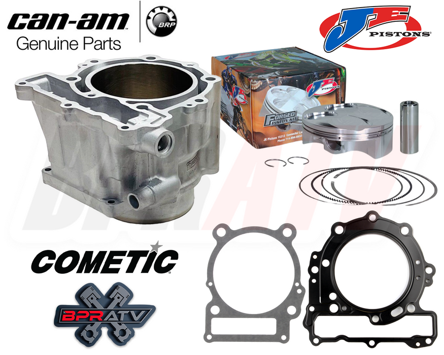 Can AM DS650 DS 650 Stock Bore OEM Cylinder JE Piston Cometic Top Rebuild Kit
