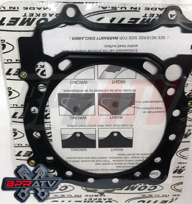 LTR450 LTR 450 100mm 101mm Cometic Head Gasket 493 Big Bore Steel MADE IN USA