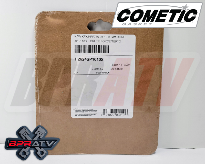 Kawasaki Brute Force Teryx 750 KVF 90mm Big Bore Cometic Head Gasket Set of (2)