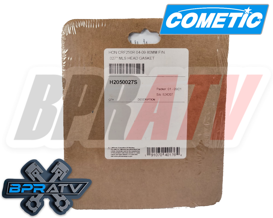 04-13 Honda CRF250X 250R CRF 250X 80mm Big Bore Cometic MLS Head Gasket 0.27"