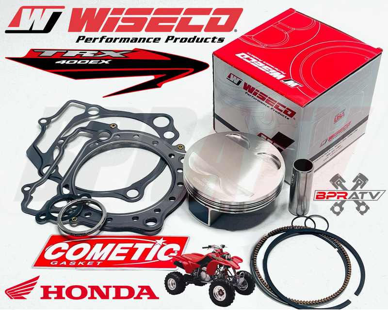 Honda 400EX XR 400X Wiseco 87mm BIG BORE 11:1 Piston COMETIC Top End Gasket Kit