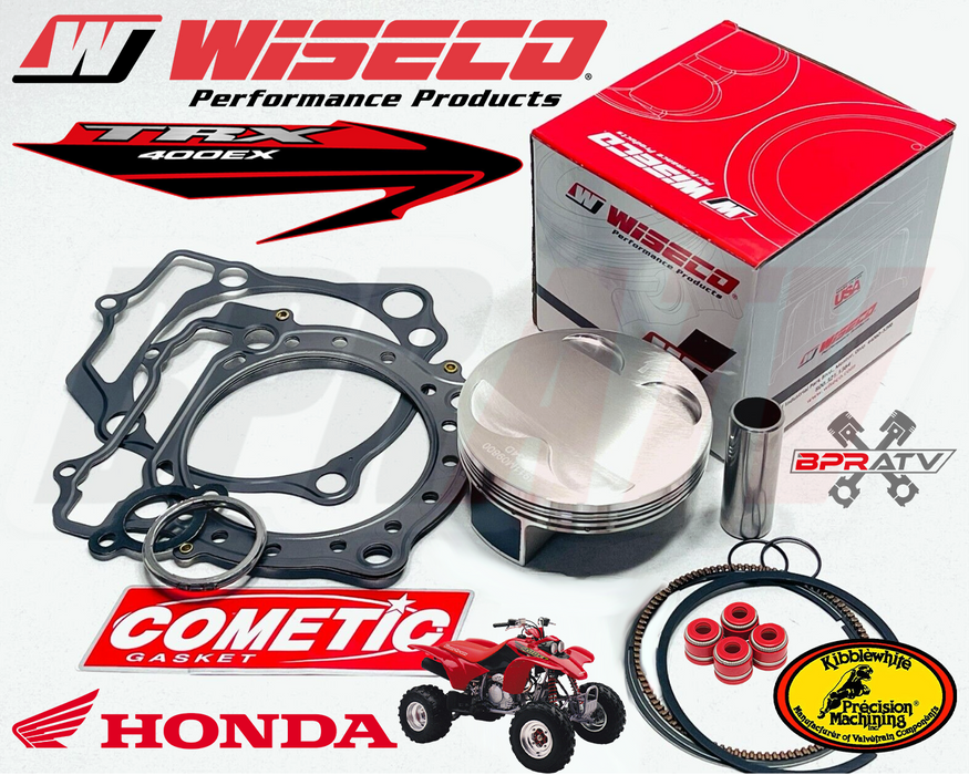 Honda 400EX 400X Wiseco 89mm BIG BORE 12.5:1 Piston COMETIC Top End Gasket Kit