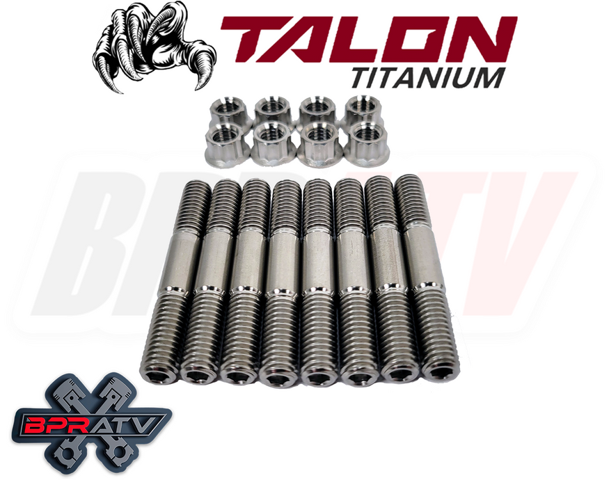 Suzuki 09108-08231 RM250 RM250Z TITANIUM Cylinder Head Studs Nuts Ti Bolts Kit