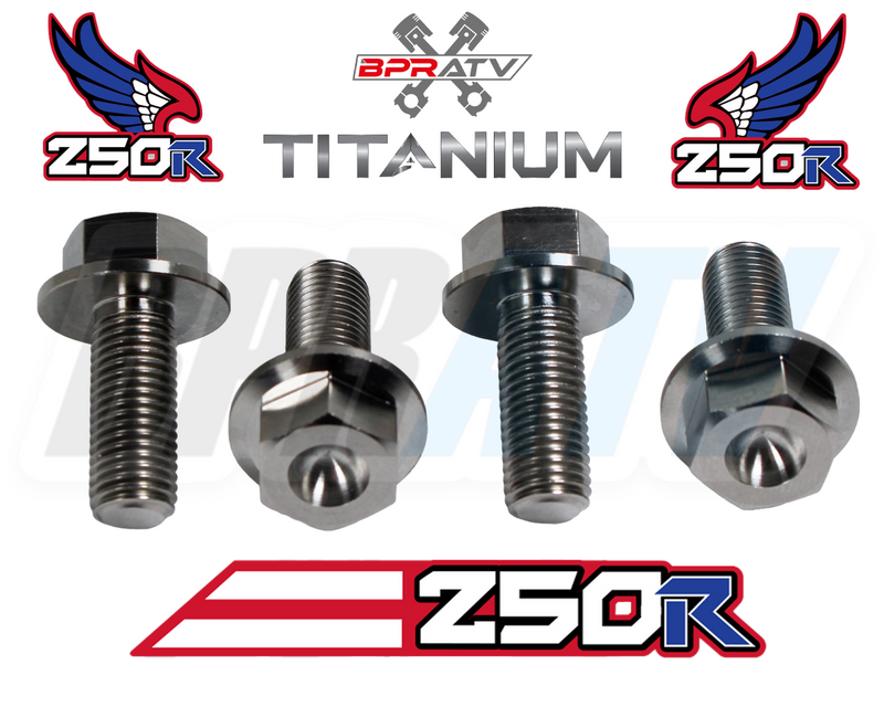 83-84 Honda ATC250R ATC 250R Foot Peg Bolts Kit TITANIUM Flange HEX Bolts Set 4
