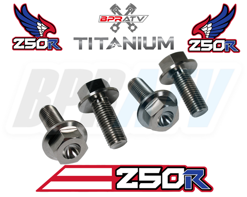 83-84 Honda ATC250R ATC 250R Foot Peg Bolts Kit TITANIUM Flange HEX Bolts Set 4