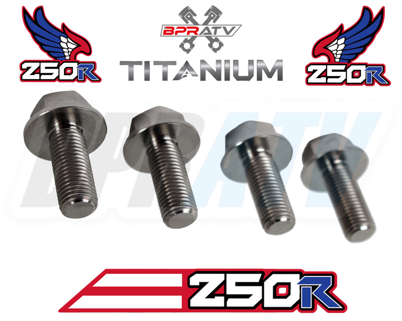 83-84 Honda ATC250R ATC 250R Foot Peg Bolts Kit TITANIUM Flange HEX Bolts Set 4