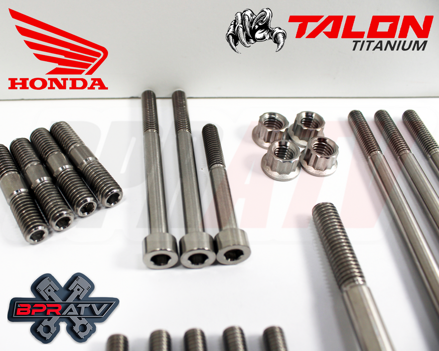 Honda TRX400EX 400EX TITANIUM Cylinder Head Valve Cover Bolts & EXHAUST STUD KIT