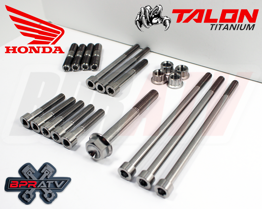 Honda TRX400EX TRX 400EX TITANIUM Exhaust Stud Kit & Head Valve Cover Bolt Kit