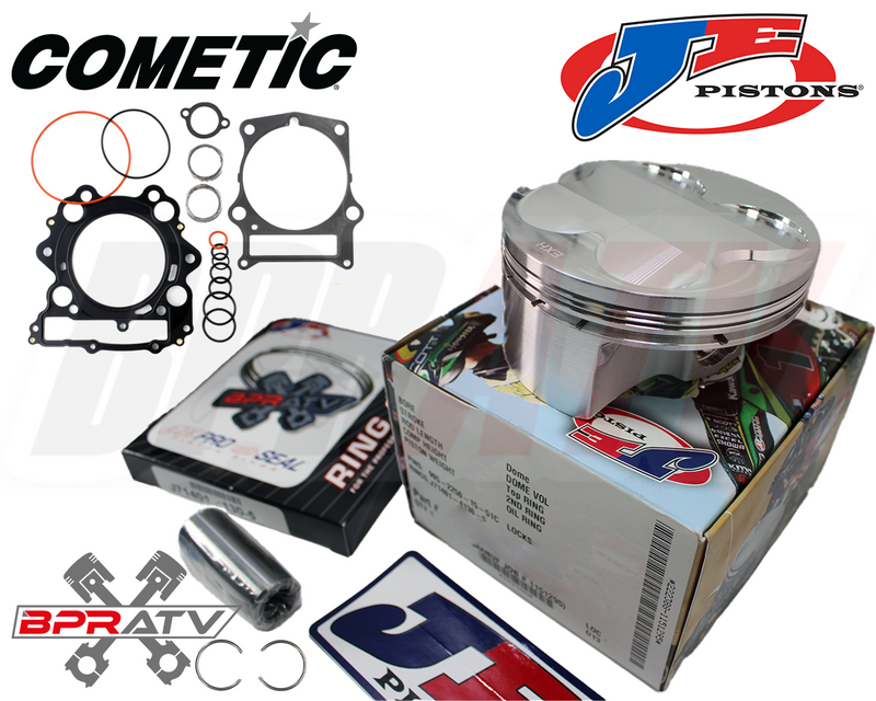 Raptor Rhino Grizzly 660 102mm 686cc Big Bore 12:1 JE Piston Cometic Gasket Kit