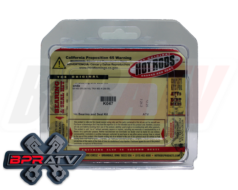 Honda TRX450R TRX 450R ER Hot Rods Main Bearing Set & Seals Kit K047 2006-2014