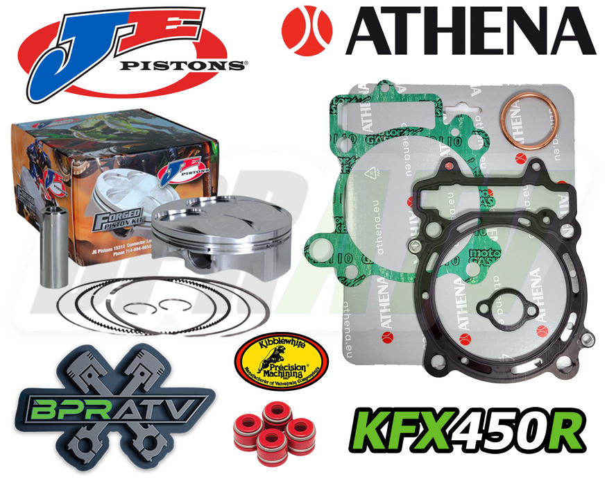 Kawasaki KFX450R KFX 450 100mm Big Bore JE Piston Athena Top End Gasket Kit Seal