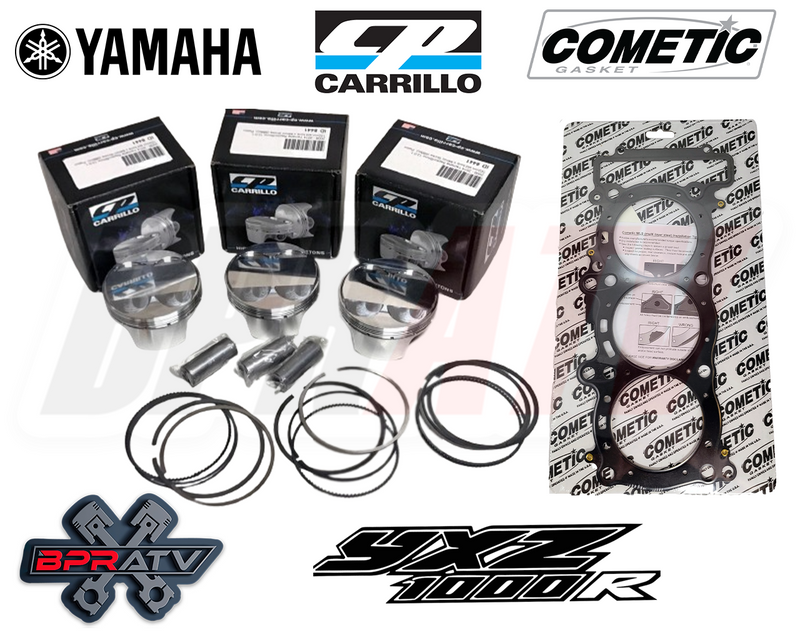 YXZ1000R YXZ 1000 OEM Bore 80mm 10.5:1 CP TURBO Pistons Cometic MLS Head Gasket