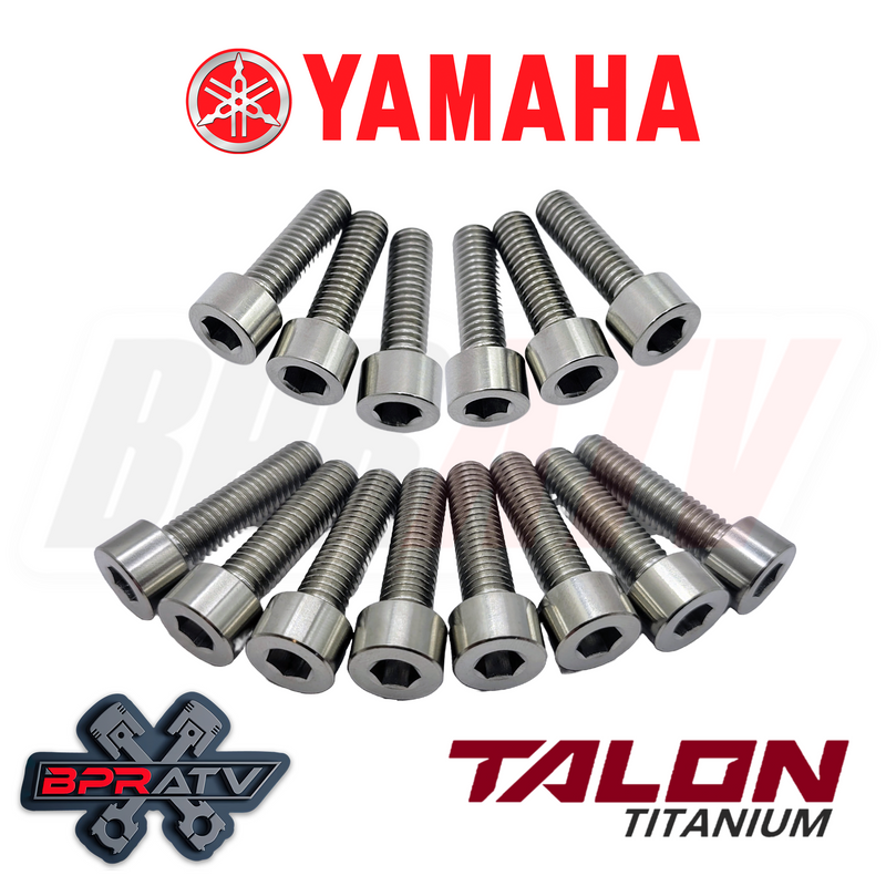 Yamaha Warrior 350 YFM350X YFM 350X TITANIUM Stator Cover Bolts Screw Kit Ti Set