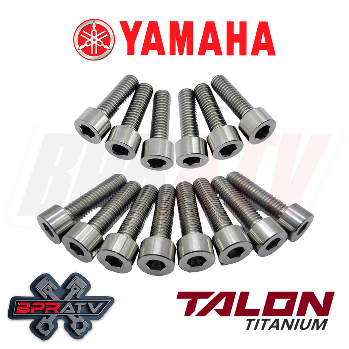 Yamaha Warrior 350 YFM350X YFM 350X TITANIUM Clutch Cover Bolts Screw Kit Ti Set