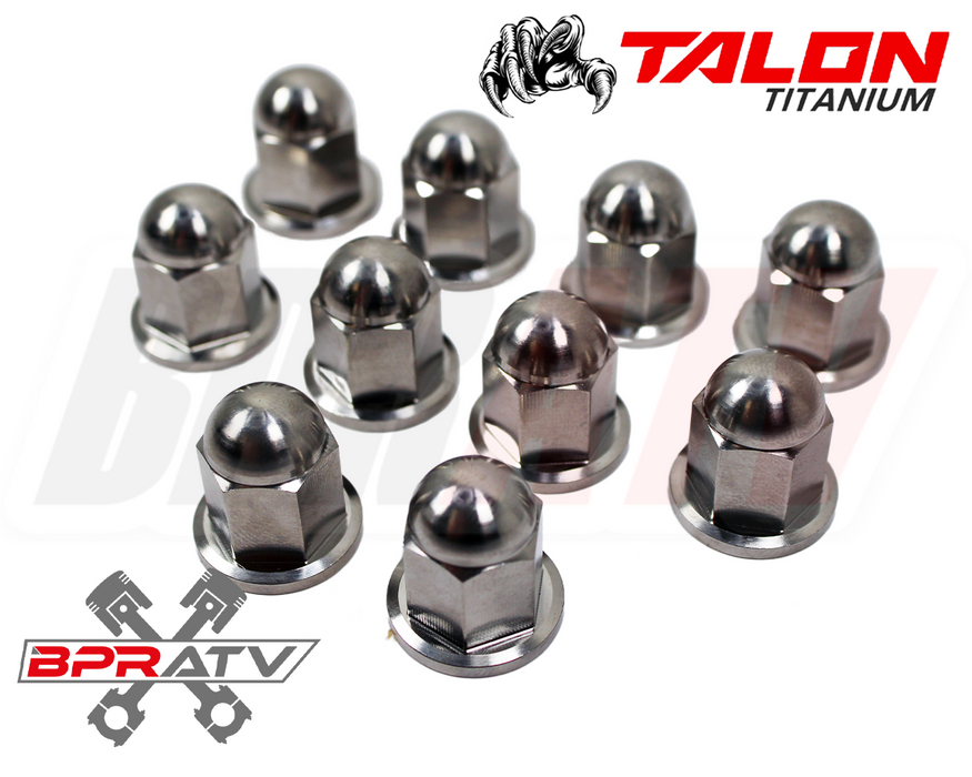 NEW BPRATV Talon Titanium Acorn Head Nuts & Washers Yamaha Banshee 350 Cool Head