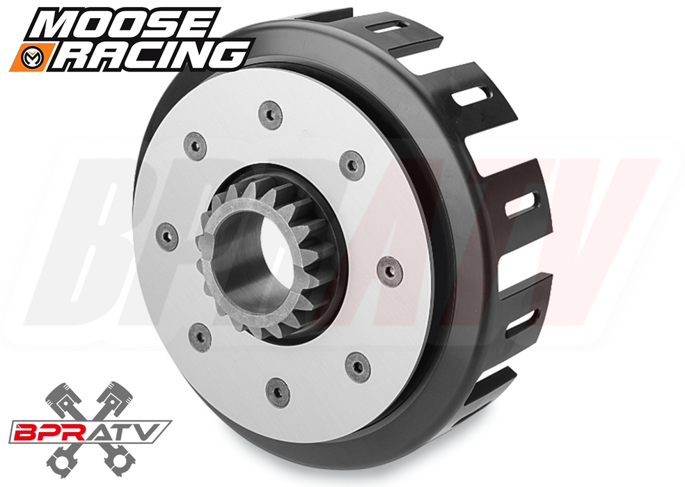 00-07 Honda CR125R CR 125R Moose Racing CNC Billet Clutch Basket with Clutch Kit