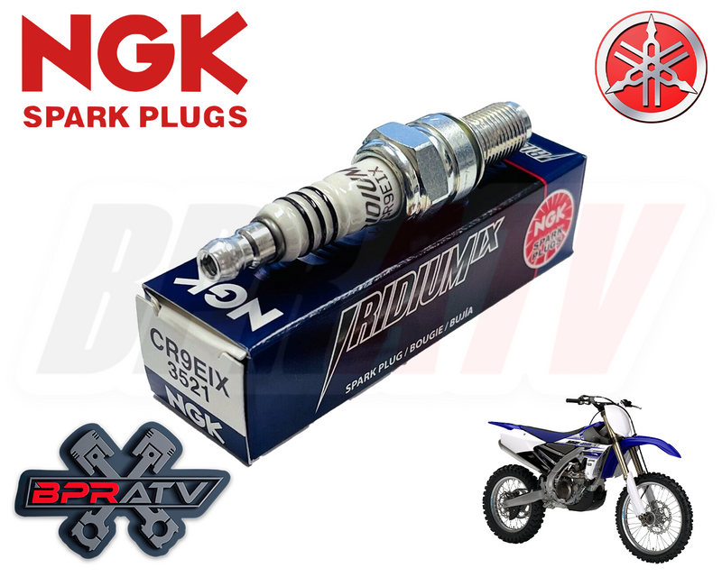 10-17 Yamaha YZ450F WR450F YZ WR 450F NGK Laser Iridium Spark Plug Part# CR9EIX