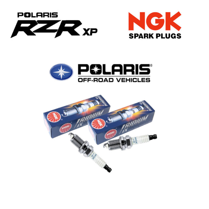 NGK Laser Iridium Spark Plugs CR9EIX Polaris RZR XP900 XP1000 XP 900 1000 Pair