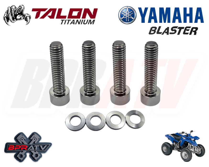 Yamaha Blaster YFS200 BPRATV Titanium LEFT CRANKCASE Cover Bolts Bolt Kit Washer