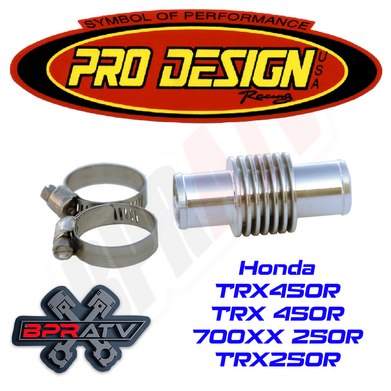 Pro Design Billet In Line Super Cooler Honda TRX450R TRX 450R 700XX 250R TRX250R