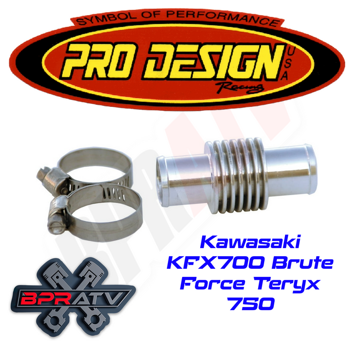 Pro Design CNC Billet In Line Super Cooler Kawasaki KFX700 Brute Force Teryx 750