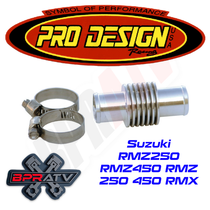 Pro Design CNC Billet In Line Super Cooler Suzuki RMZ250 RMZ450 RMZ 250 450 RMX