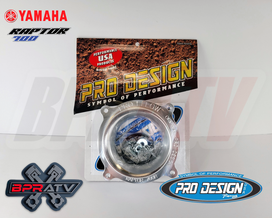 Pro Design Pro Flow K&N Air Filter Intake Kit 06-23 Yamaha Raptor 700 700R PD234