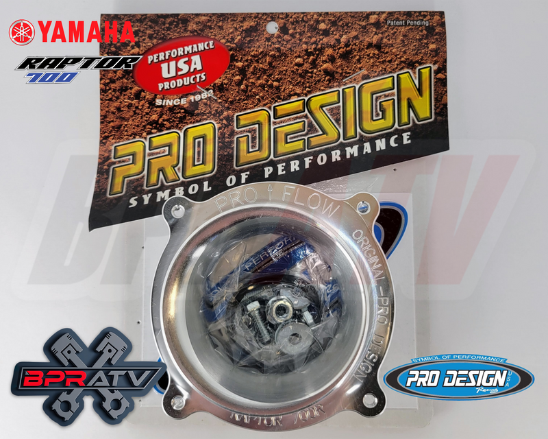 Pro Design Pro Flow K&N Air Filter Intake Kit 06-25 Yamaha Raptor 700 700R PD234