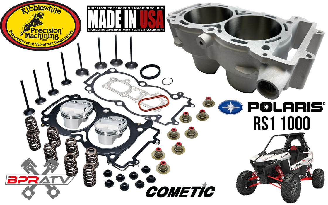 20 21 Polaris RZR RS1 EPS Kibblewhite Valves Head Service Pistons & Cylinder Kit