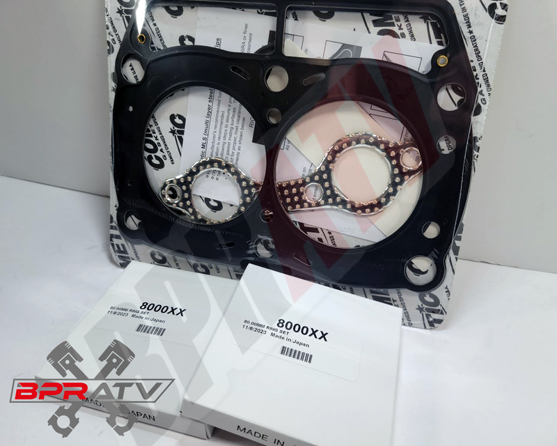 RZR800 RZR 800 Wiseco Piston Rings 80mm Piston Ring Set Cometic Top End Gasket