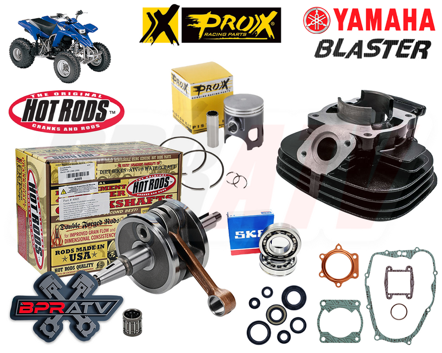 Yamaha Blaster YFS 200 Stock Bore Cylinder Crank Pro X Piston Simple Rebuild Kit