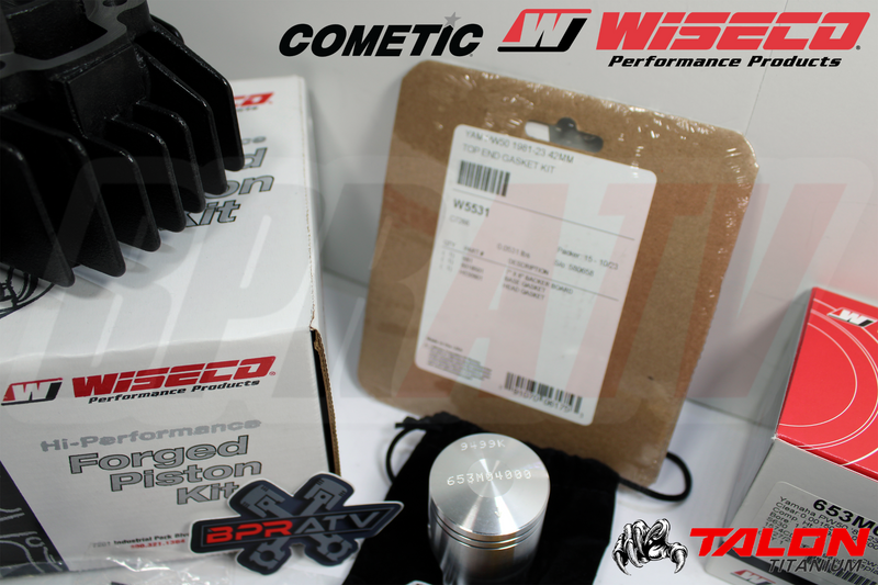 81-25 Yamaha PW50 Y-Zinger Stock Bore Complete WISECO Piston Top End Rebuild Kit