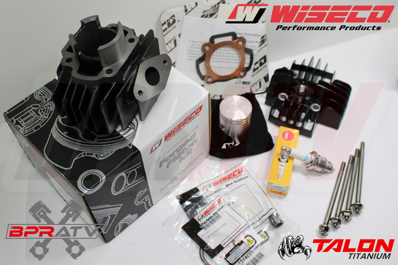 81-25 Yamaha PW50 Y-Zinger Stock Bore Complete WISECO Piston Top End Rebuild Kit
